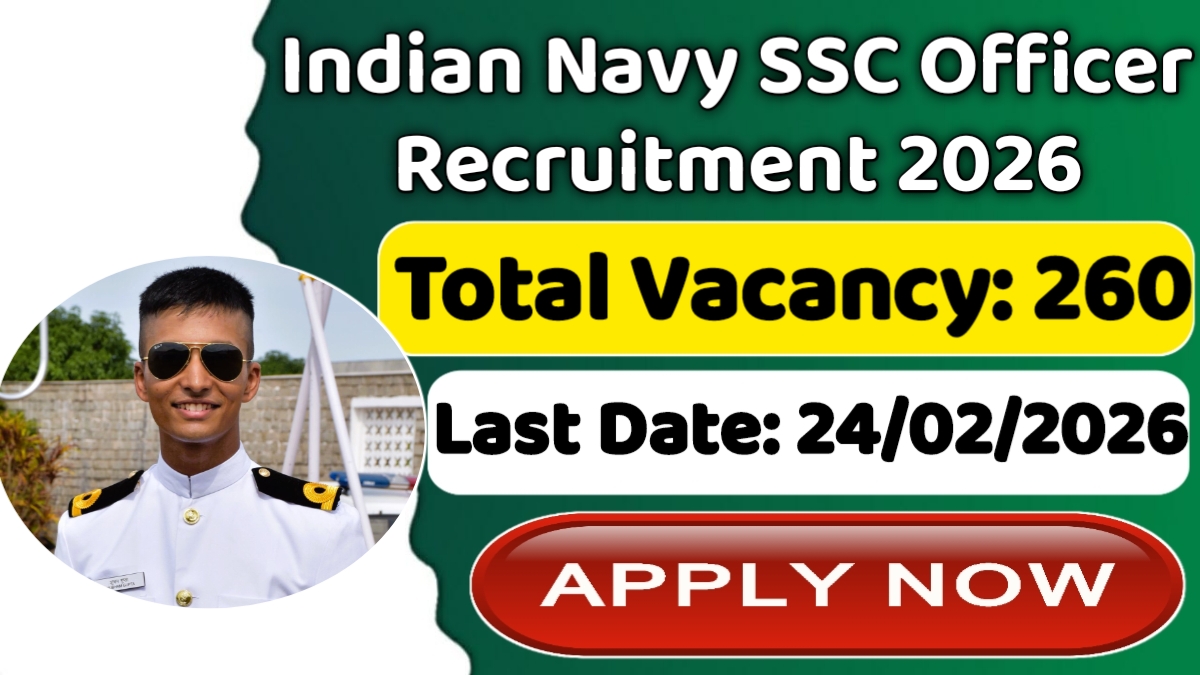 Indian Navy SSC Officer Recruitment 2026